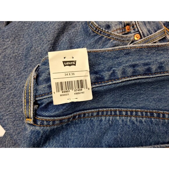 Levi's Premium Men 501 Original Straight Leg Jeans 34x36 Blue NWT - Picture 4 of 11